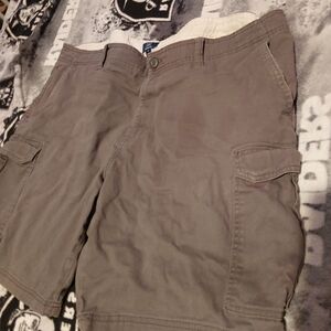 Men's Gray Cargo Shorts